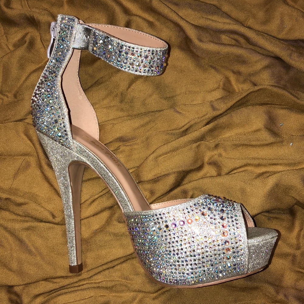 Silver heels